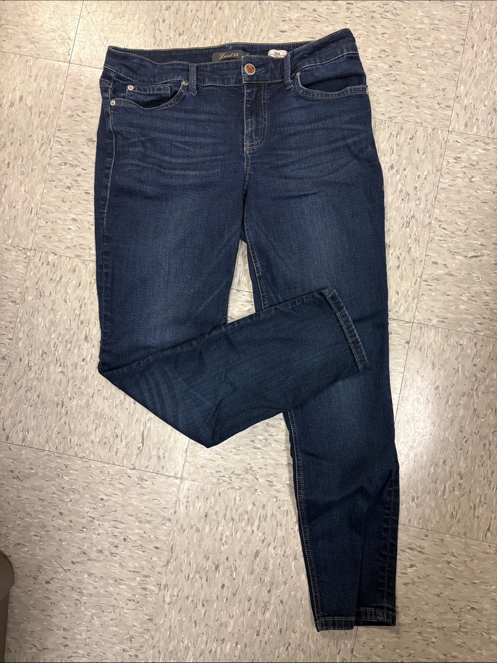 Level 99 Dark Indigo Skinny Jeans